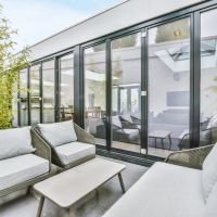 Veranda in PVC media Costi verande in PVC 1 anta
