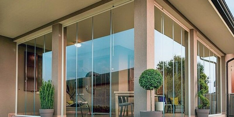 Vetrate per veranda con vetri acustici 
